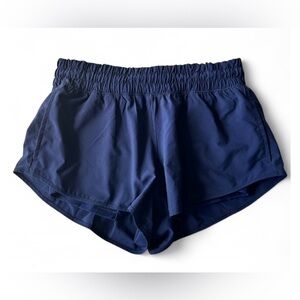 OFFLINE by Aerie Womens Navy Blue Hiking Travel Gym Sports Low Rise Shorts Small